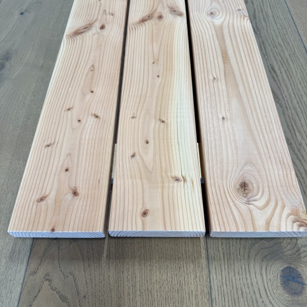 Douglasie Glattkant 26,5x140 mm Terrassendielen gehobelt & gerundet