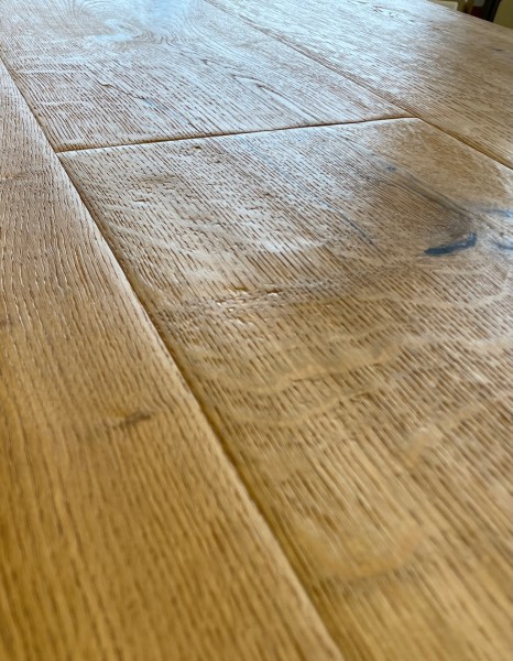 Kährs Eiche Straw Parkettboden Landhausdielen mit Handhobelung geölt gehobelt V-Fase