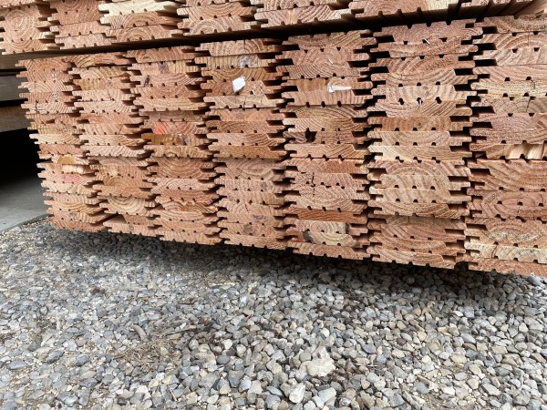 Douglasie Rhombusprofil 21x144 Nut/Feder Schalung Fassade Posten