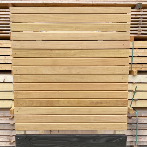 Garapa Parallelogramm 21x68 mm Rhombusleisten Hartholz A-Sortierung