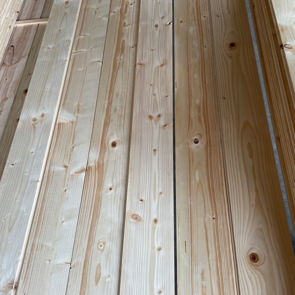 Deutsche Fichte Rauspund 21x146 mm Nut/Feder Fußboden