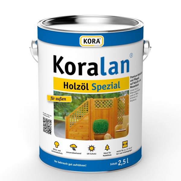 Koralan Holzöl Spezial UV Natur 2,5 l