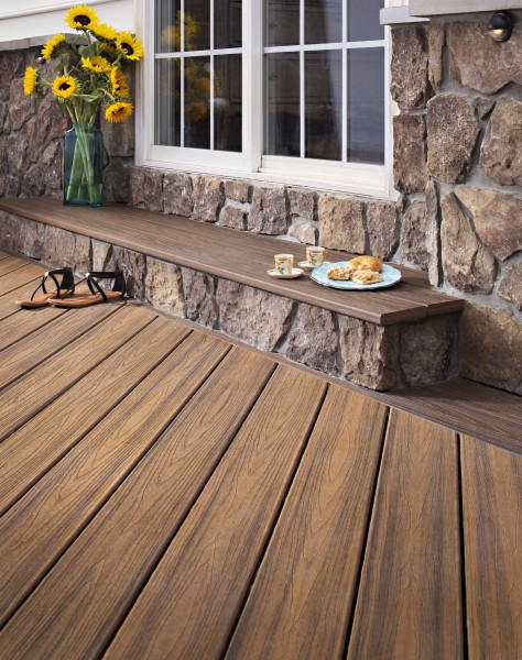 Trex WPC Terrassendielen 25x140 mm Havana Gold Transcend