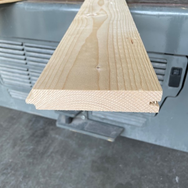 Nord. Fichte Rauspund 28,5x146 mm Nut/Feder Sexta Fußboden