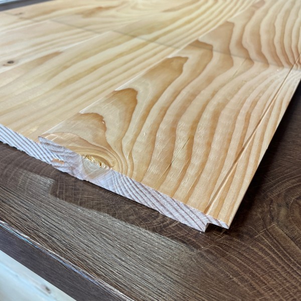 Douglasie Keilspund 26x144 mm B/C gehobelt Stülpschalung Variant Nut/Feder