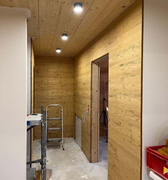 Altholzoptik Verkleidung Nord. Fichte gehackt gebürstet & gedämpft 21x195 mm