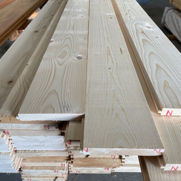 Nord. Fichte Rauspund 21x146 mm Nut/Feder Sexta Fußboden