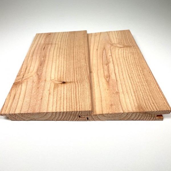 Douglasie Keilspund 26x146 mm B/C feingesägt Stülpschalung Variant Nut/Feder