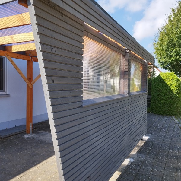 Europ. Lärche Rhombus Duo 27x144 mm B/C microgeriffelt Nut/Feder 4m