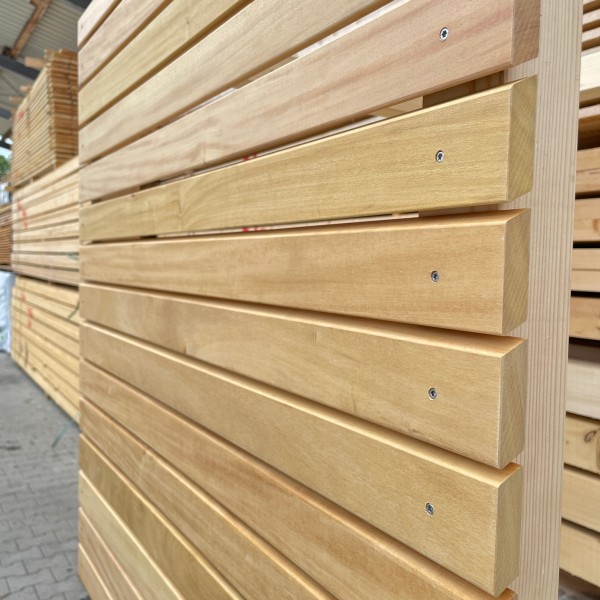 Garapa Parallelogramm 21x68 mm Rhombusleisten Hartholz A-Sortierung