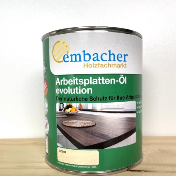 Embacher Arbeitsplatten-Öl evolution farblos