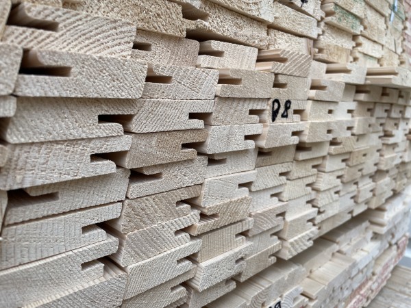 Weißtanne Parallelogramm 22x68 mm Rhombus 816m Sonderposten