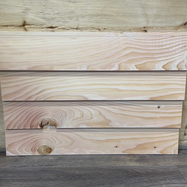 Douglasie Keilspund 26x144 mm B/C gehobelt Stülpschalung Variant Nut/Feder